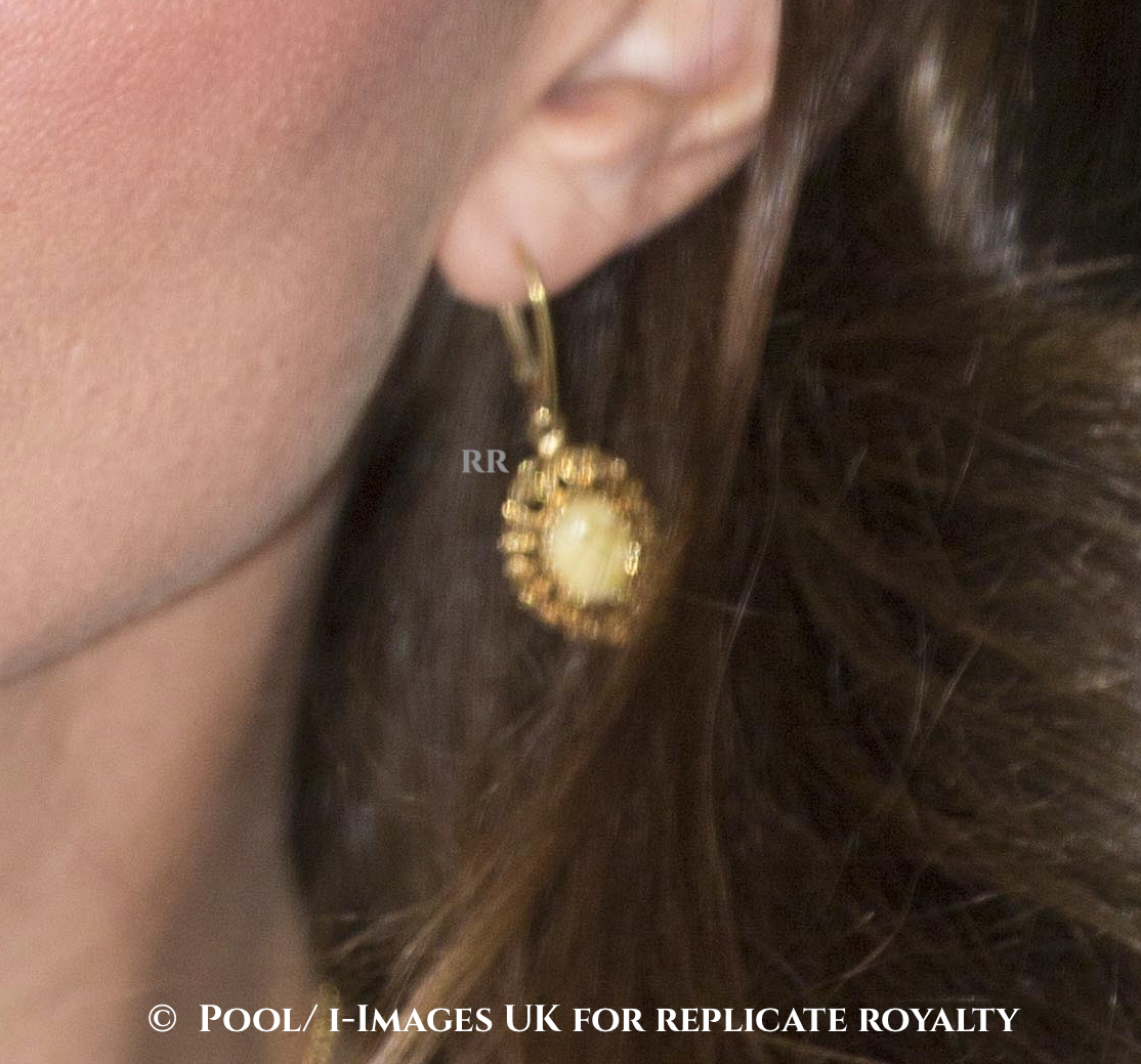 Royal Tour of Poland and Germany-Day Two Polish amber filigree earrings